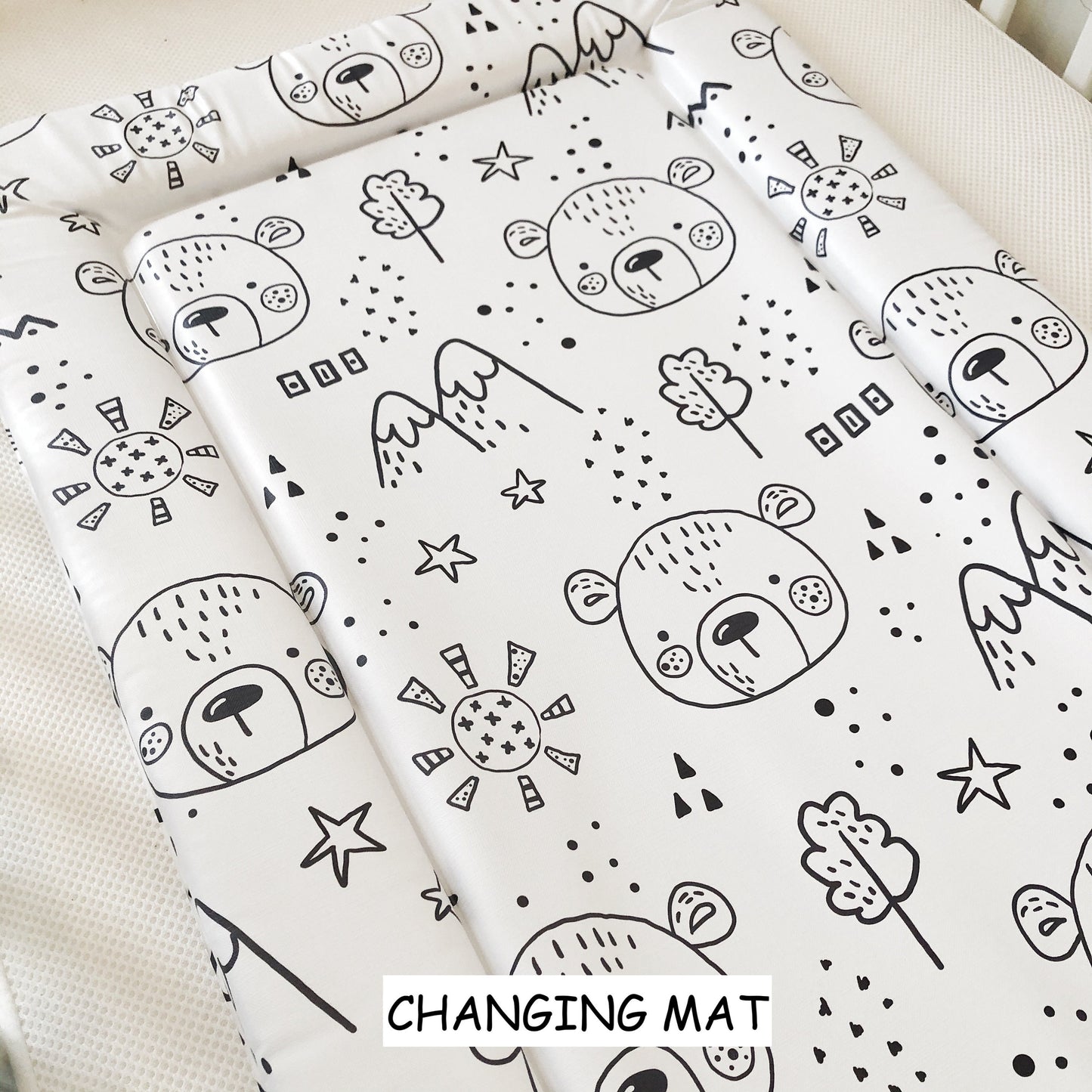 Bears and Mountains - Baby Changing Mat