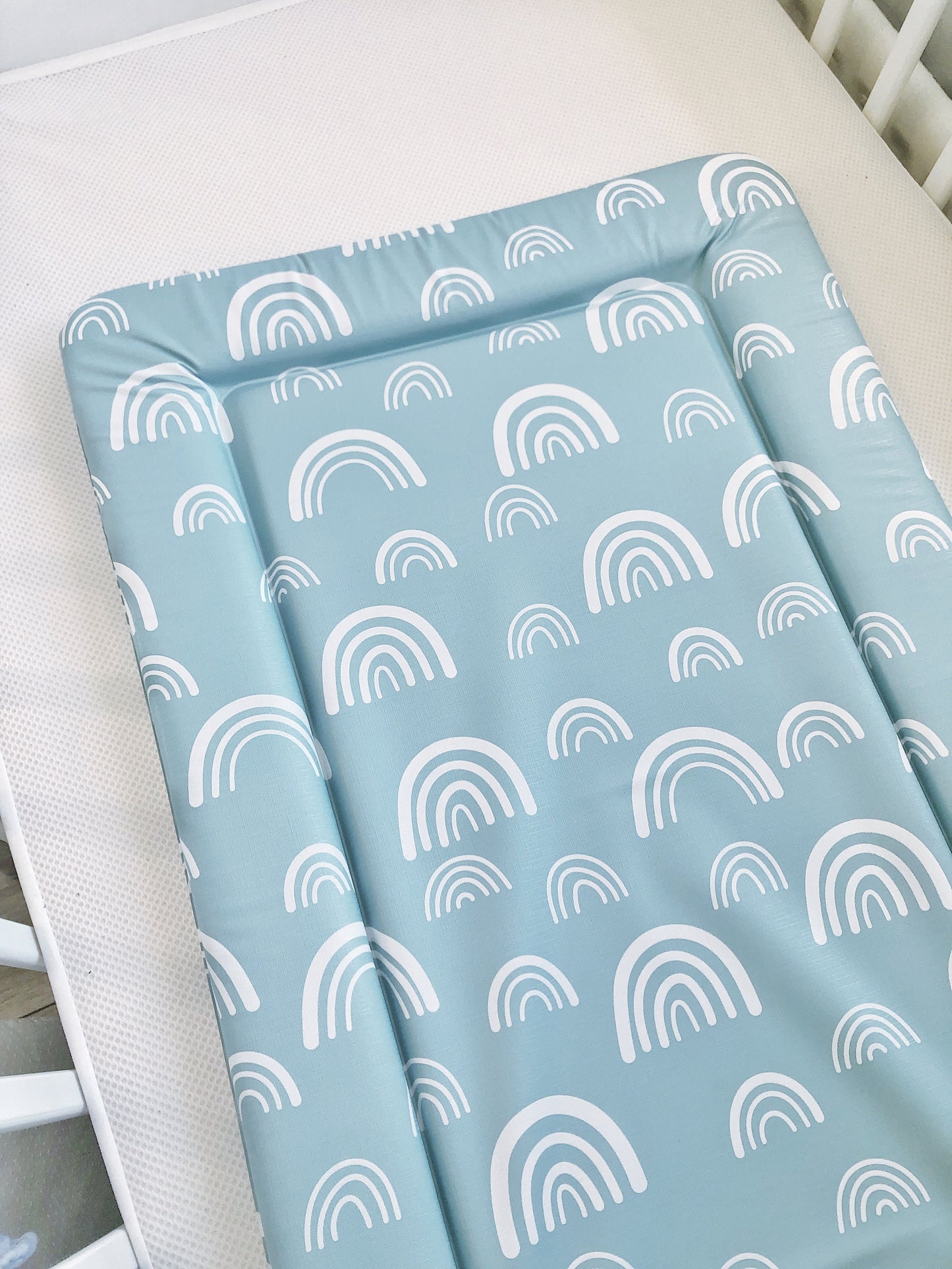 Blue Rainbows - Baby Changing Mat