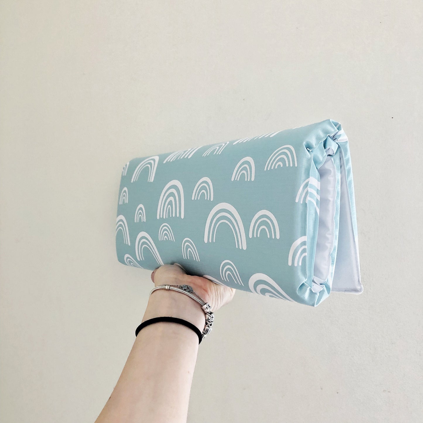 Blue Rainbows - Baby Changing Mat