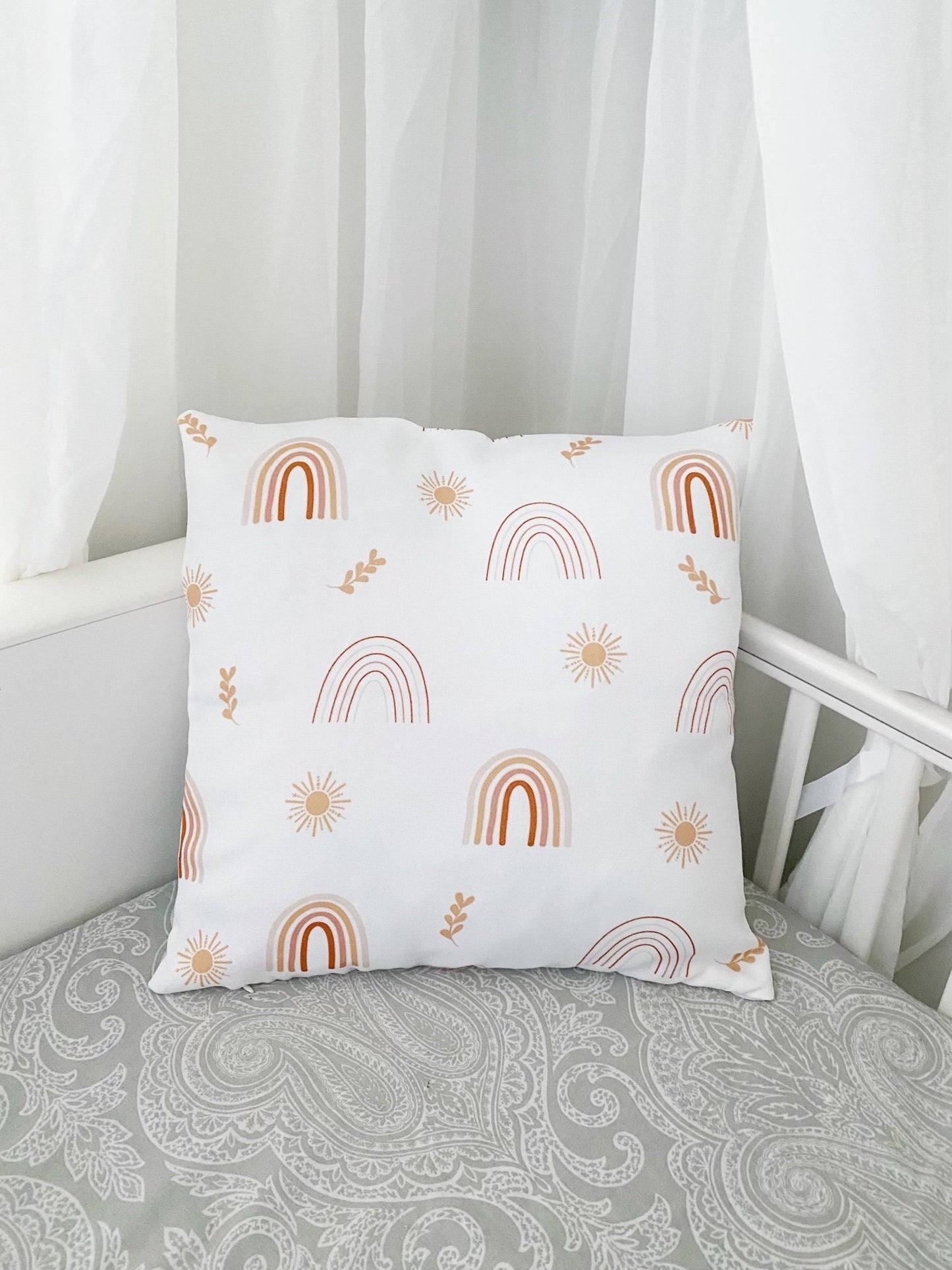 Boho Rainbow - Square Pillow