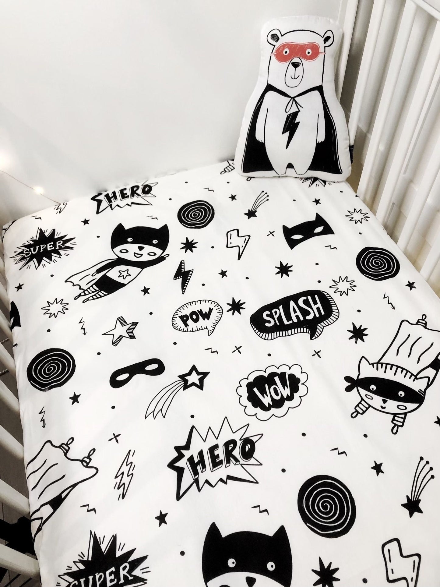 Comic Superhero Bedding, Comic bedding, Children's Room Decor, Superhero, Kids Bedding, Duvet Covers, Kids Fitted sheets