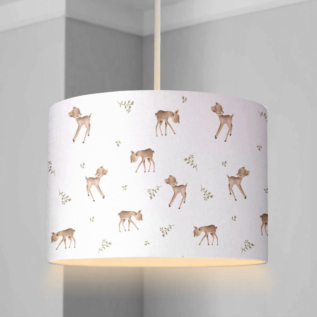 Woodland Deer - Lampshade