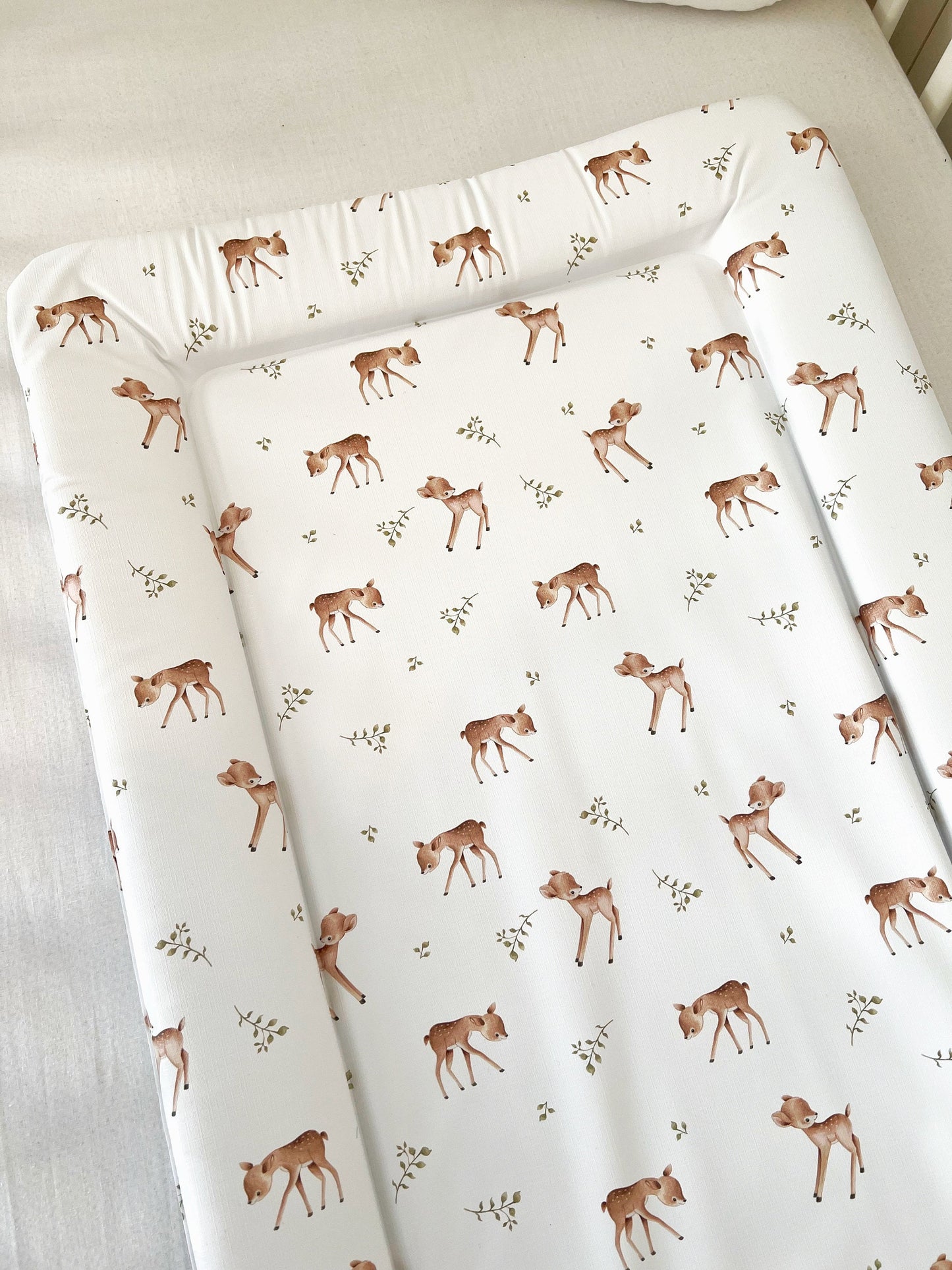 Sweet Deers & Eucalyptus - Baby Changing Mat
