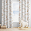 Curtains - Multiple Hot Air Balloons - Pink