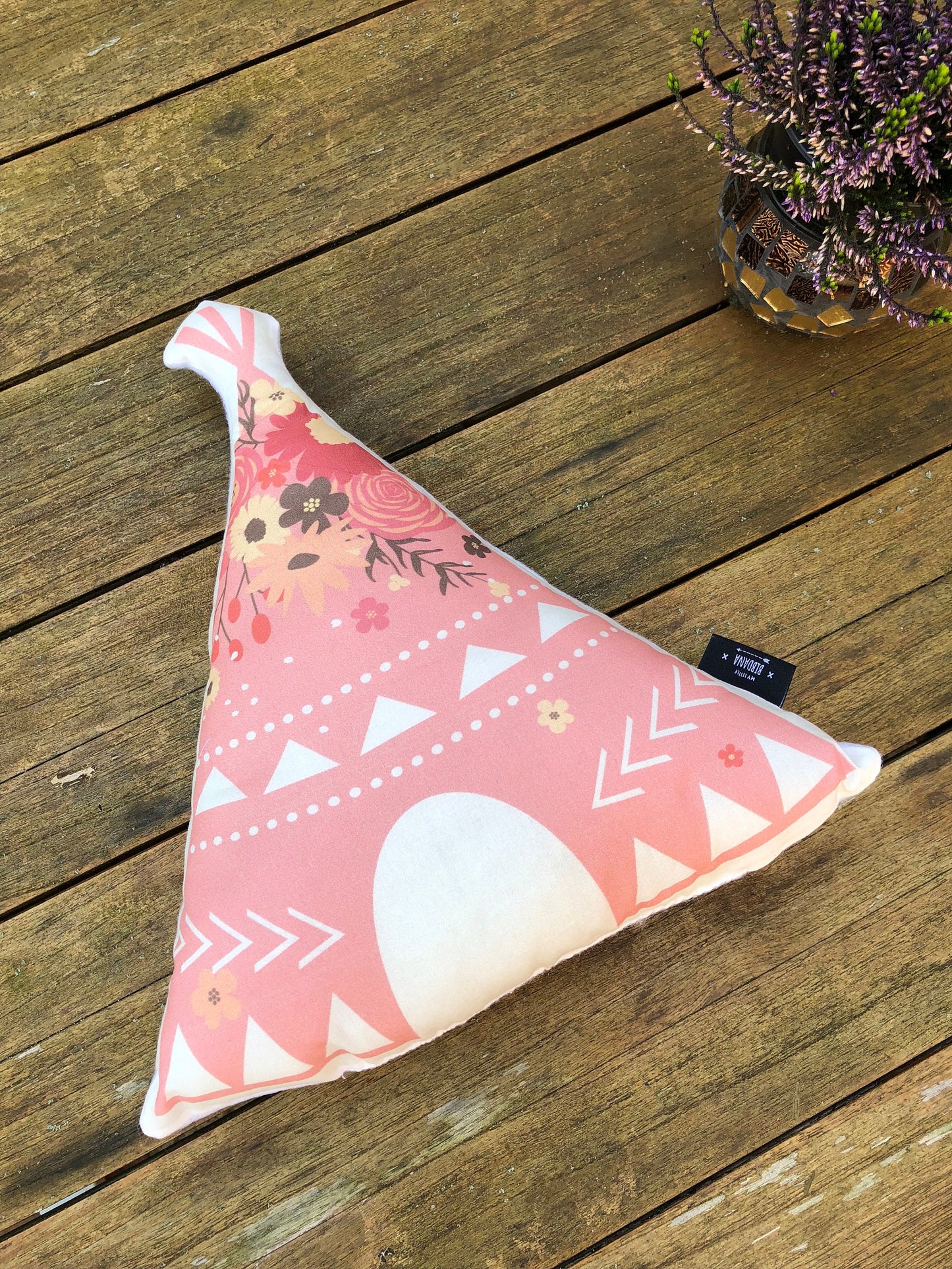 Pink Teepee - Plush Pillow