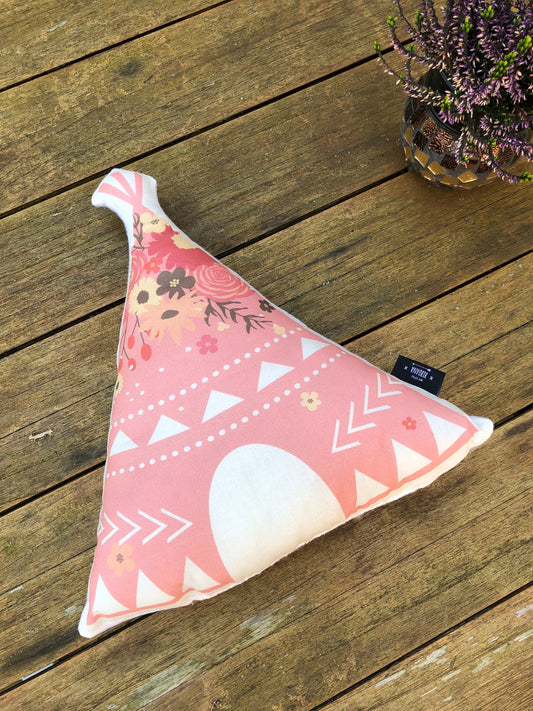 Pink Teepee - Plush Pillow
