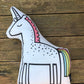 Unicorn - Plush Pillow