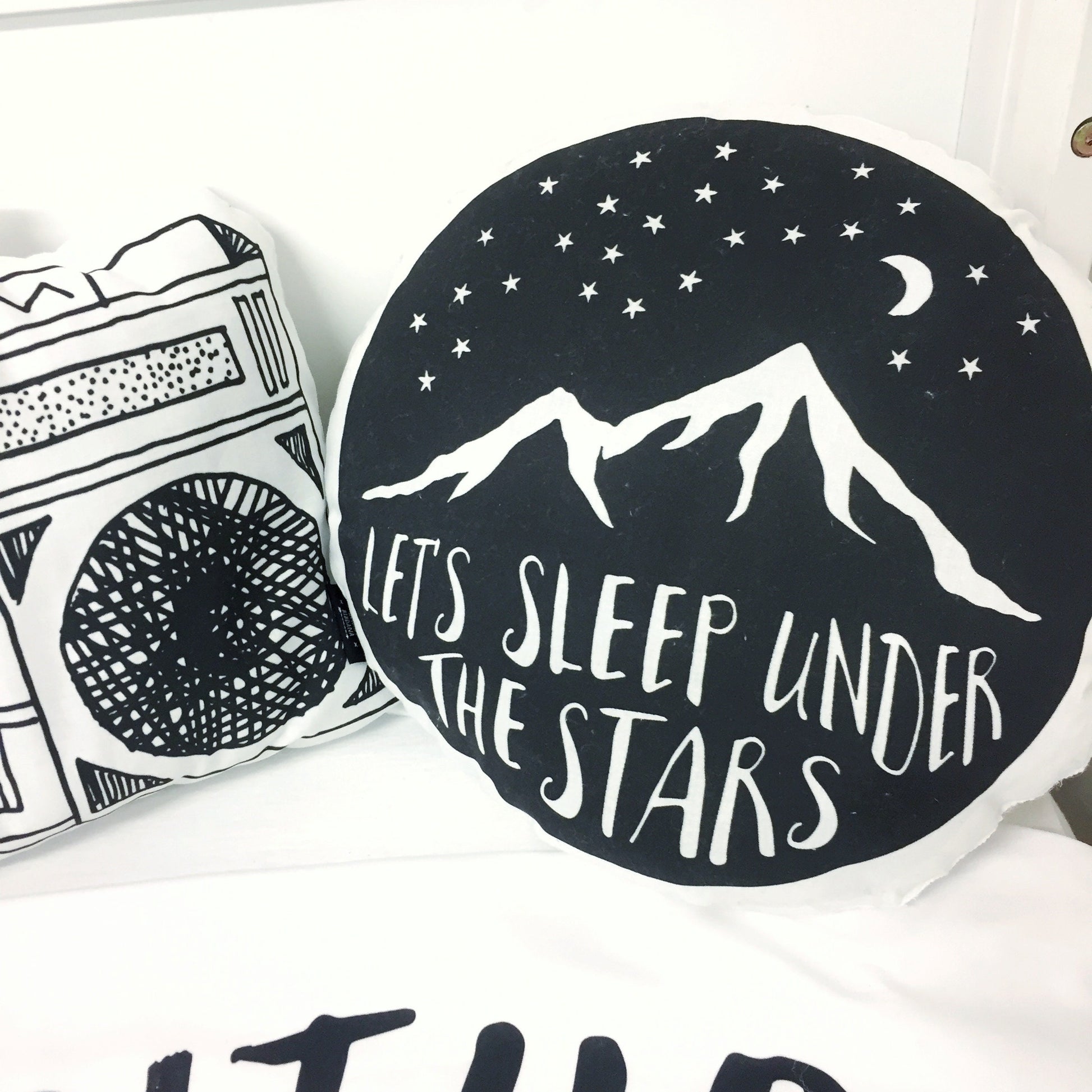 Round Mountain - Plush Pillow