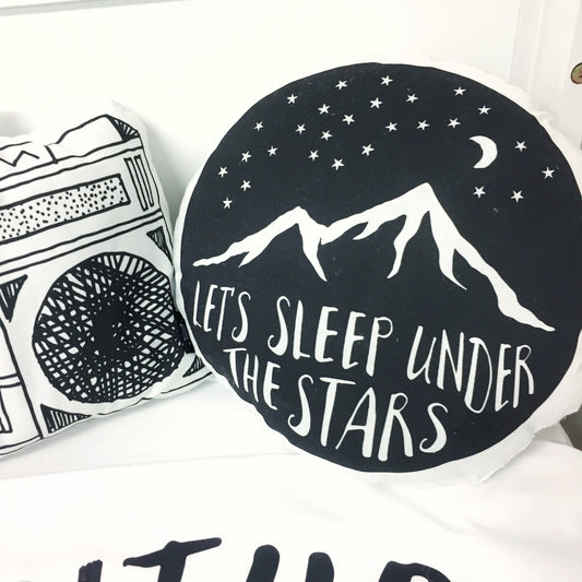 Round Mountain - Plush Pillow