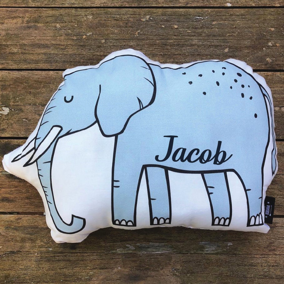 Elephant - Plush Pillow