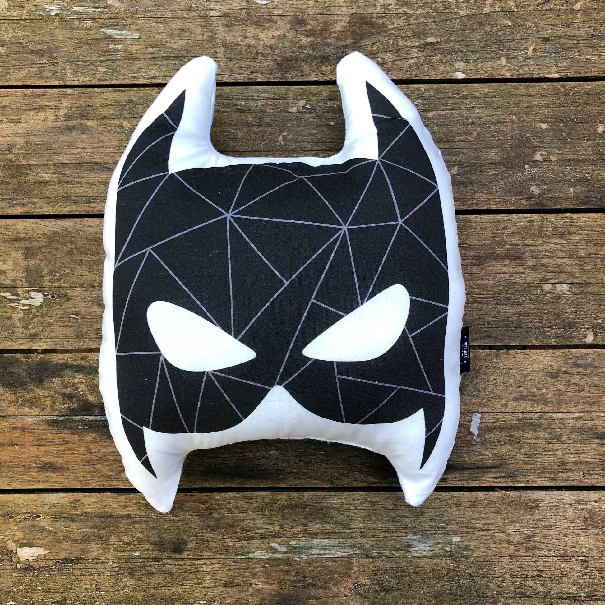 Nursery Cushion, Bat pillow, Plush Bat, Monochrome Pillow, Children's Room Decor, Gift for Kids, Monochrome nursery, baby gifts