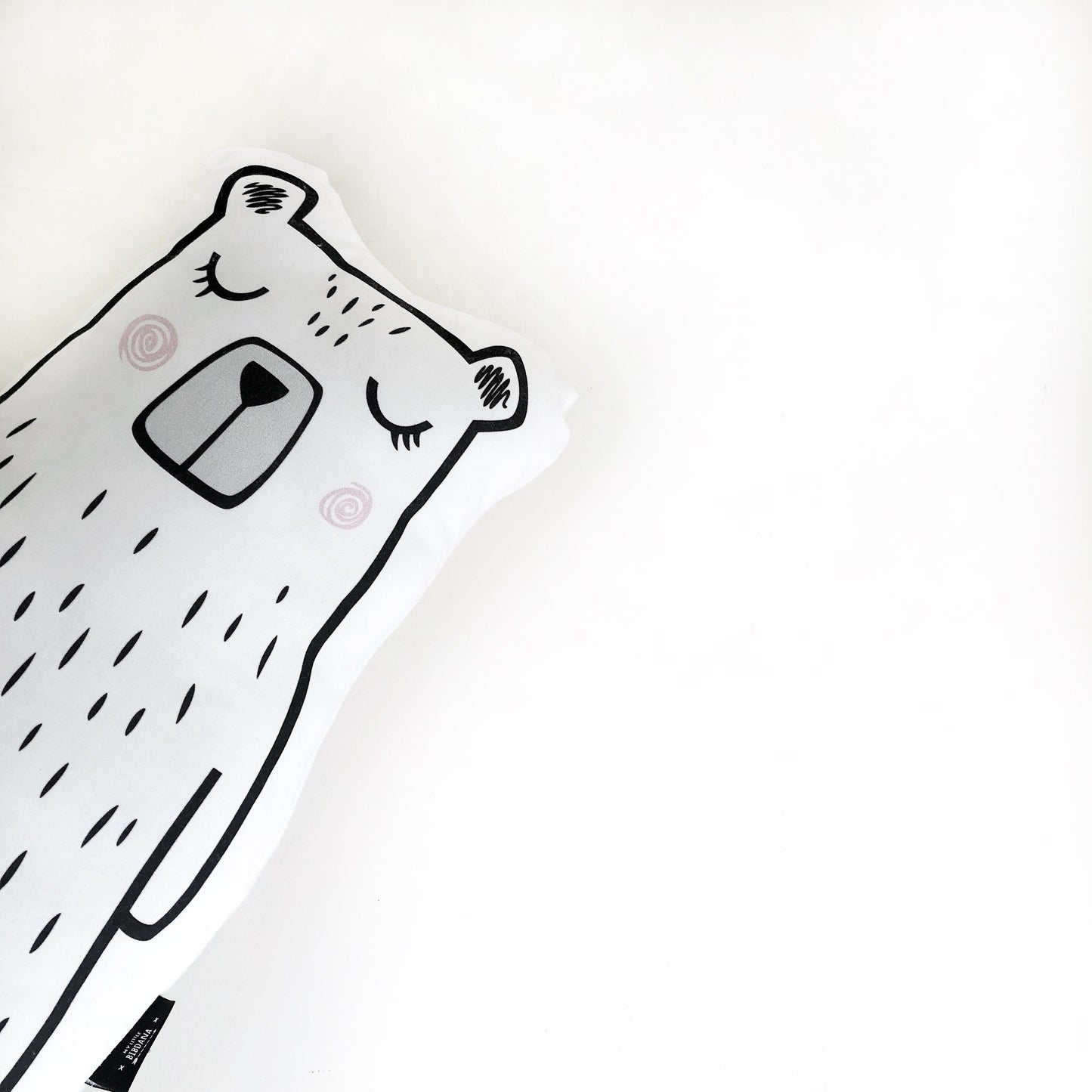 White Bear - Plush Pillow