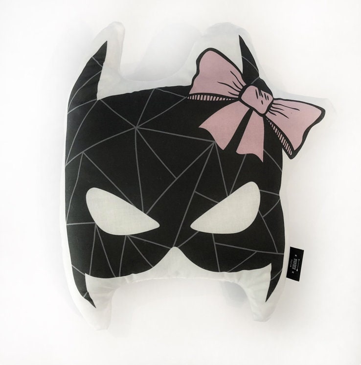 Bat Girl - Plush Pillow