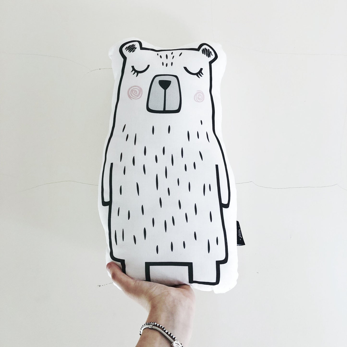 White Bear - Plush Pillow