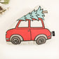Christmas Car - Plush Pillow