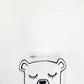 White Bear with Red Heart - Plush Pillow