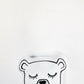 White Bear with Red Heart - Plush Pillow