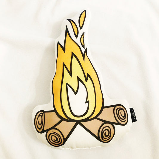 Fire Camping - Plush Pillow
