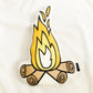 Fire Camping - Plush Pillow