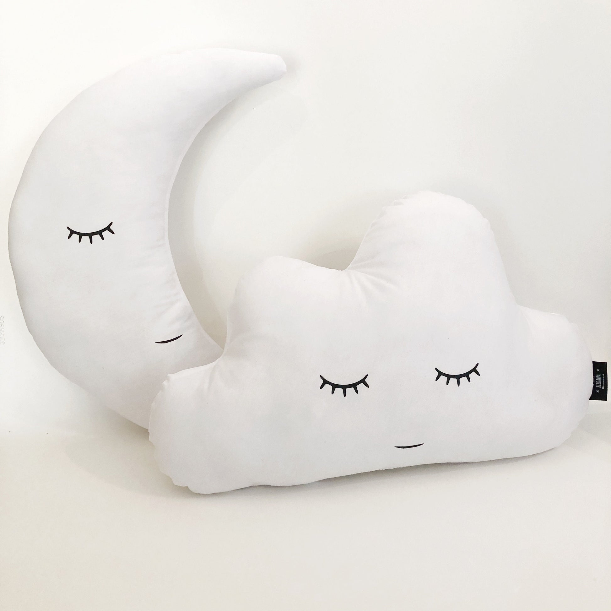 Sleepy Star, Moon, Cloud - Plush Pillow