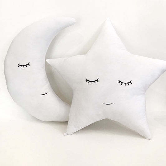 Sleepy Cloud, Moon, Star - Plush Pillow