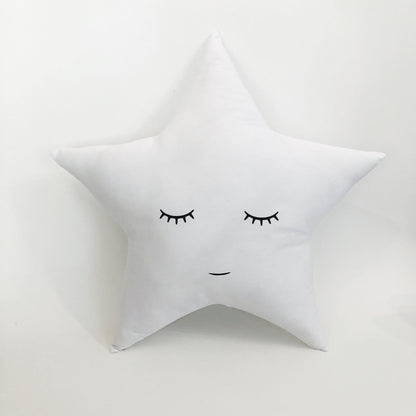 Sleepy Star, Moon, Cloud - Plush Pillow