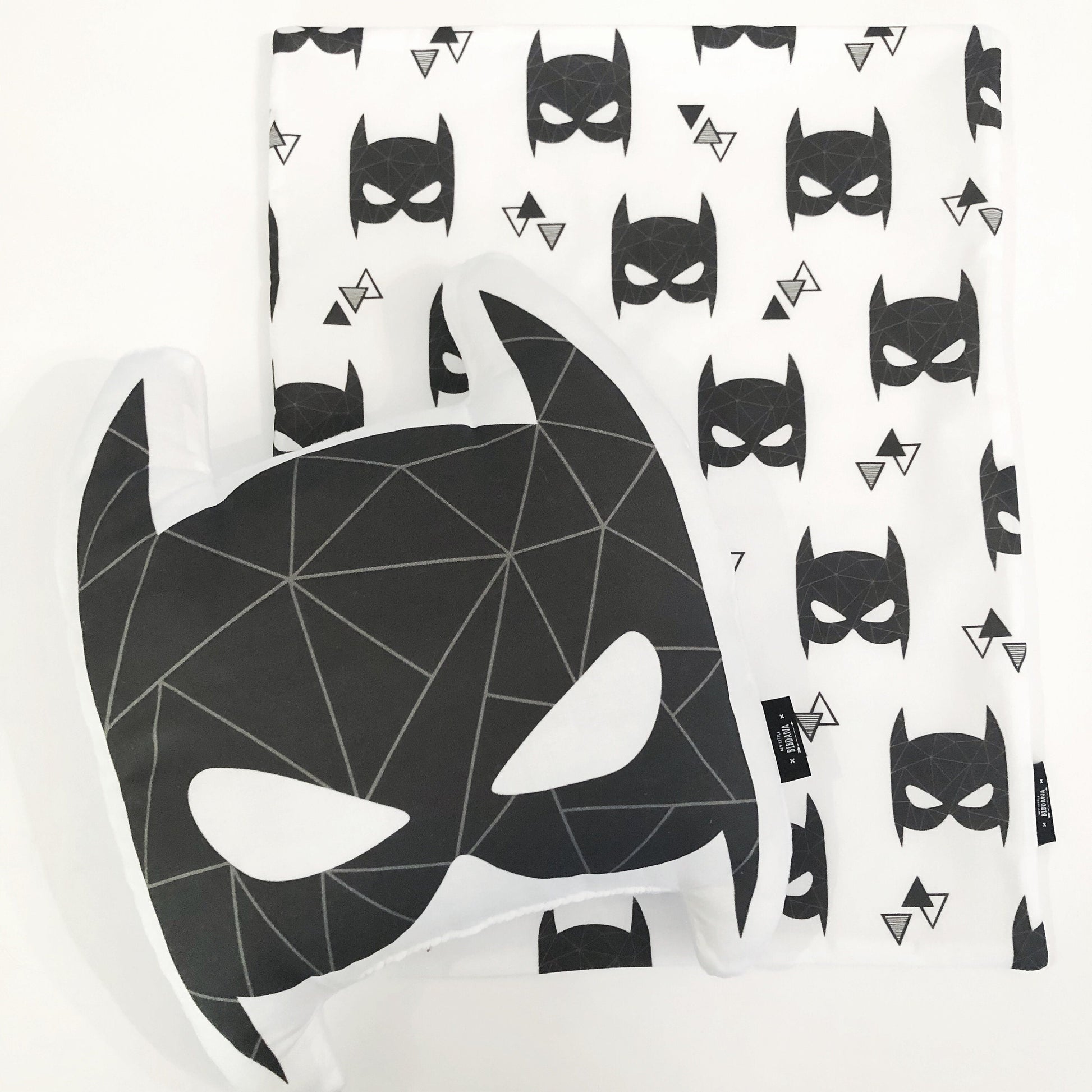 Nursery Cushion, Bat pillow, Plush Bat, Monochrome Pillow, Children's Room Decor, Gift for Kids, Monochrome nursery, baby gifts