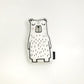 Rattle - White Bear - Plush Pillow