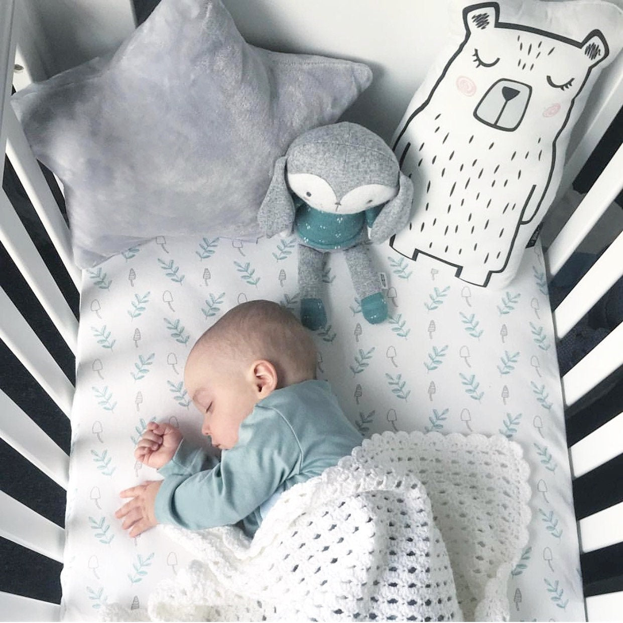 White bear - Plush Pillow