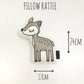 Rattle - Deer - Plush Pillow