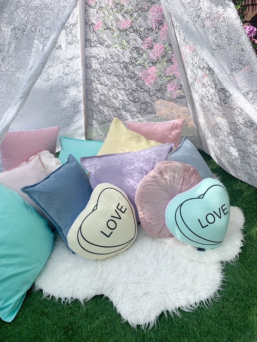 Candy Love Heart - Plush Pillow