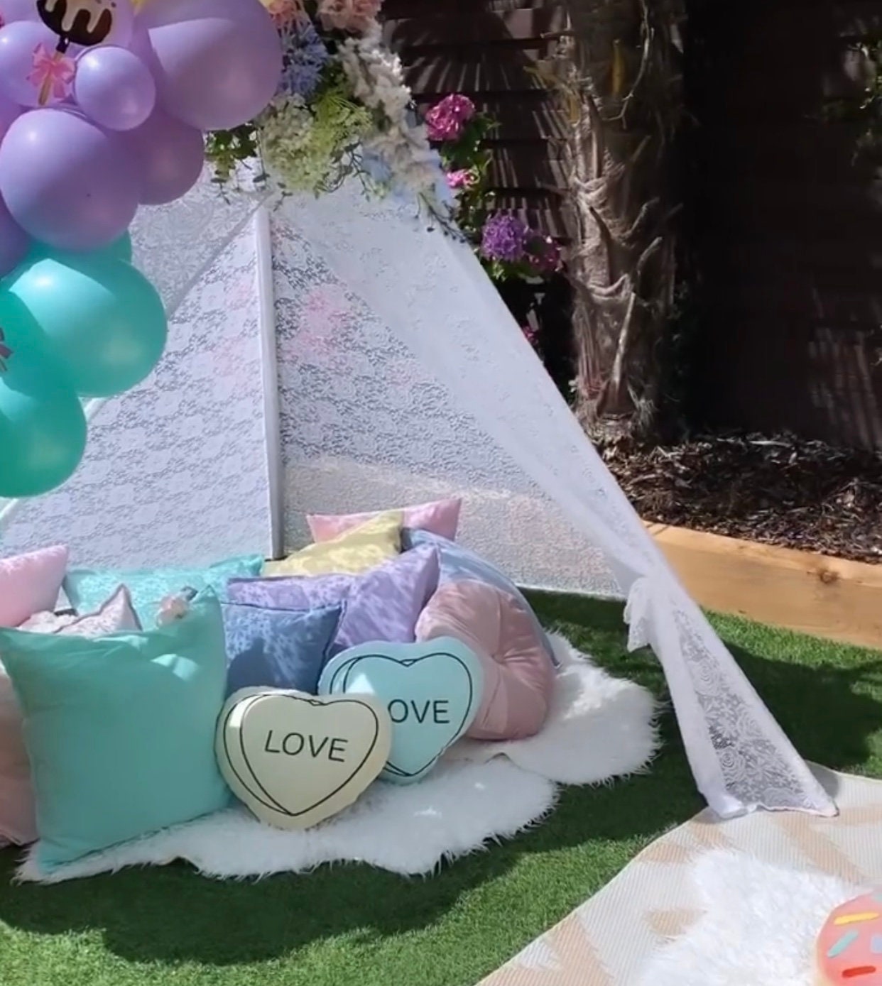 Candy Love Heart - Plush Pillow