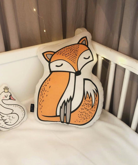 Orange Fox - Plush Pillow