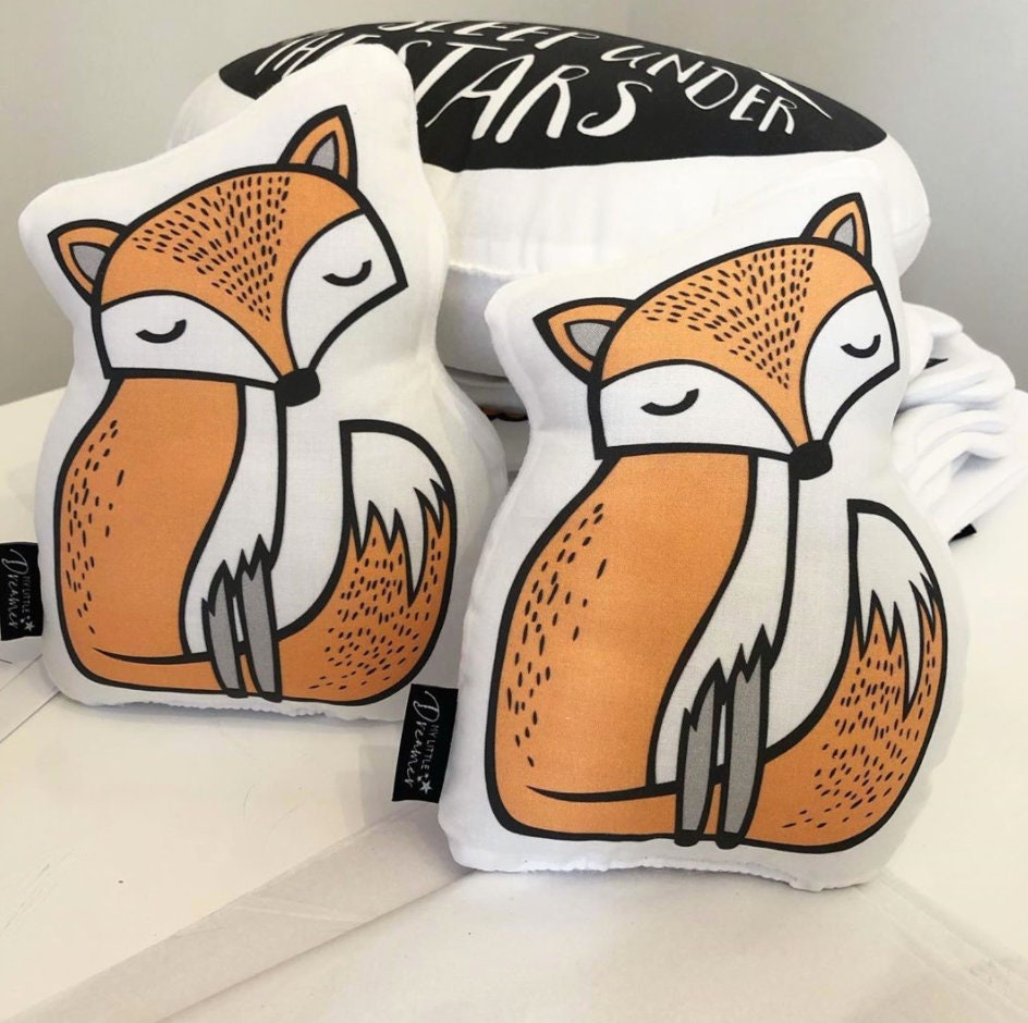 Orange Fox - Plush Pillow