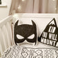 Nursery Cushion, Bat pillow, Plush Bat, Monochrome Pillow, Children's Room Decor, Gift for Kids, Monochrome nursery, baby gifts
