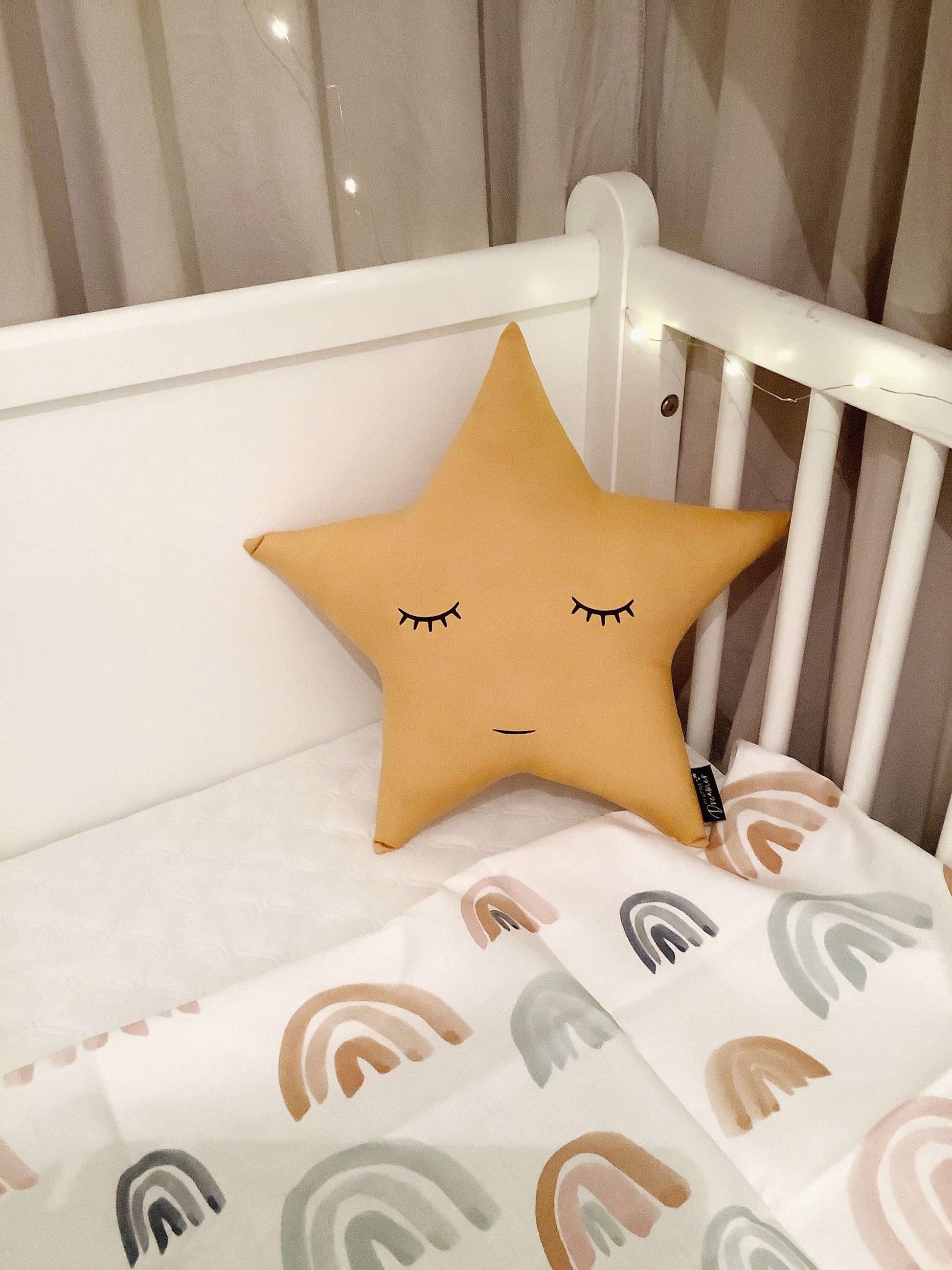 Sleepy Star, Moon, Cloud - Plush Pillow