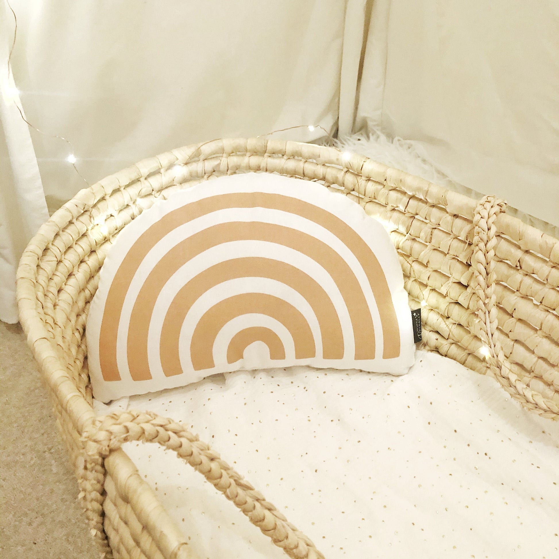 Mustard Rainbow - Plush Pillow