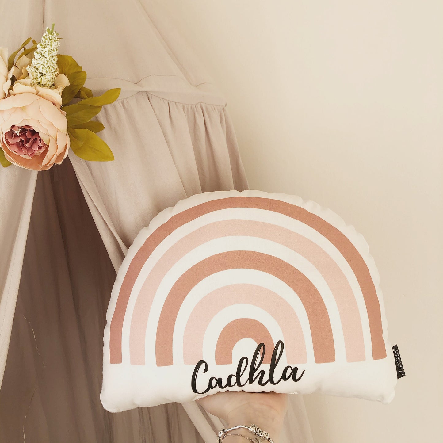 Pink Rainbow - Plush Pillow