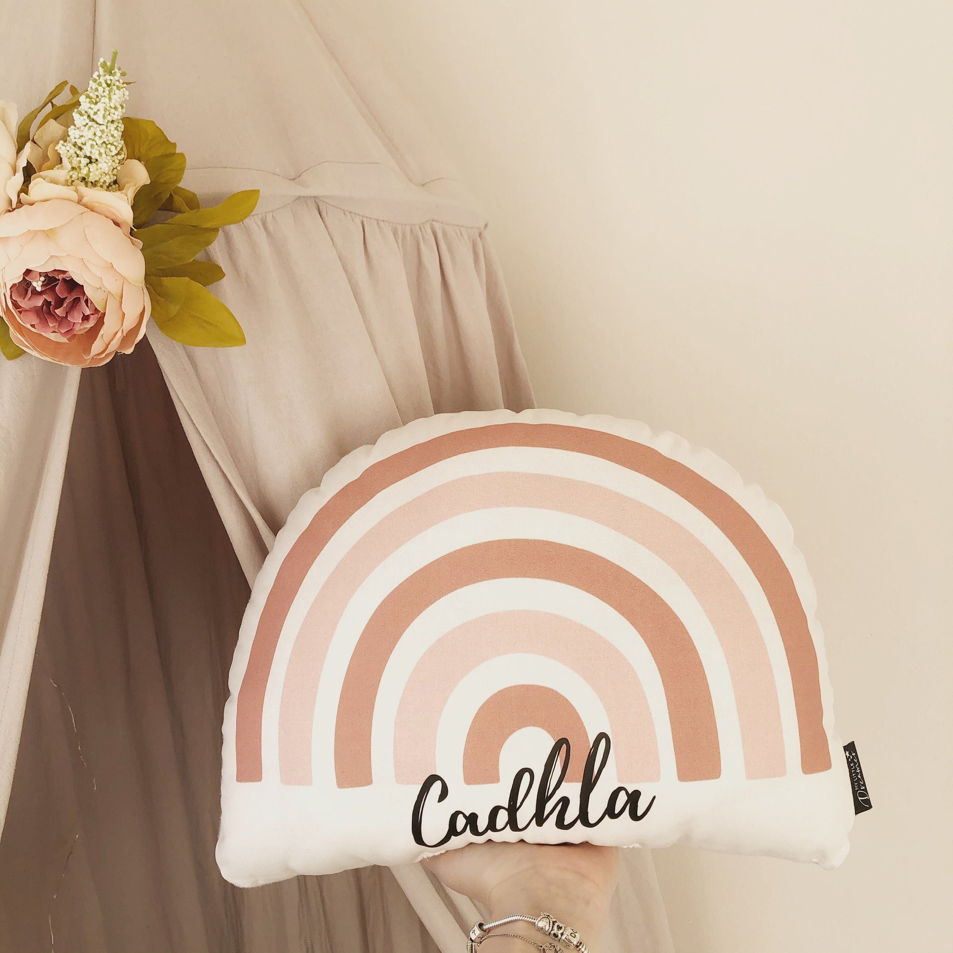 Pink Rainbow - Plush Pillow