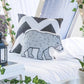 Grey or Brown Bear - Plush Pillow