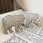 Grey or Brown Bear - Plush Pillow