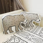 Grey or Brown Bear - Plush Pillow