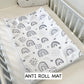 Grey Rainbow - Baby Changing Mat