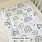 Grey Rainbow - Baby Changing Mat