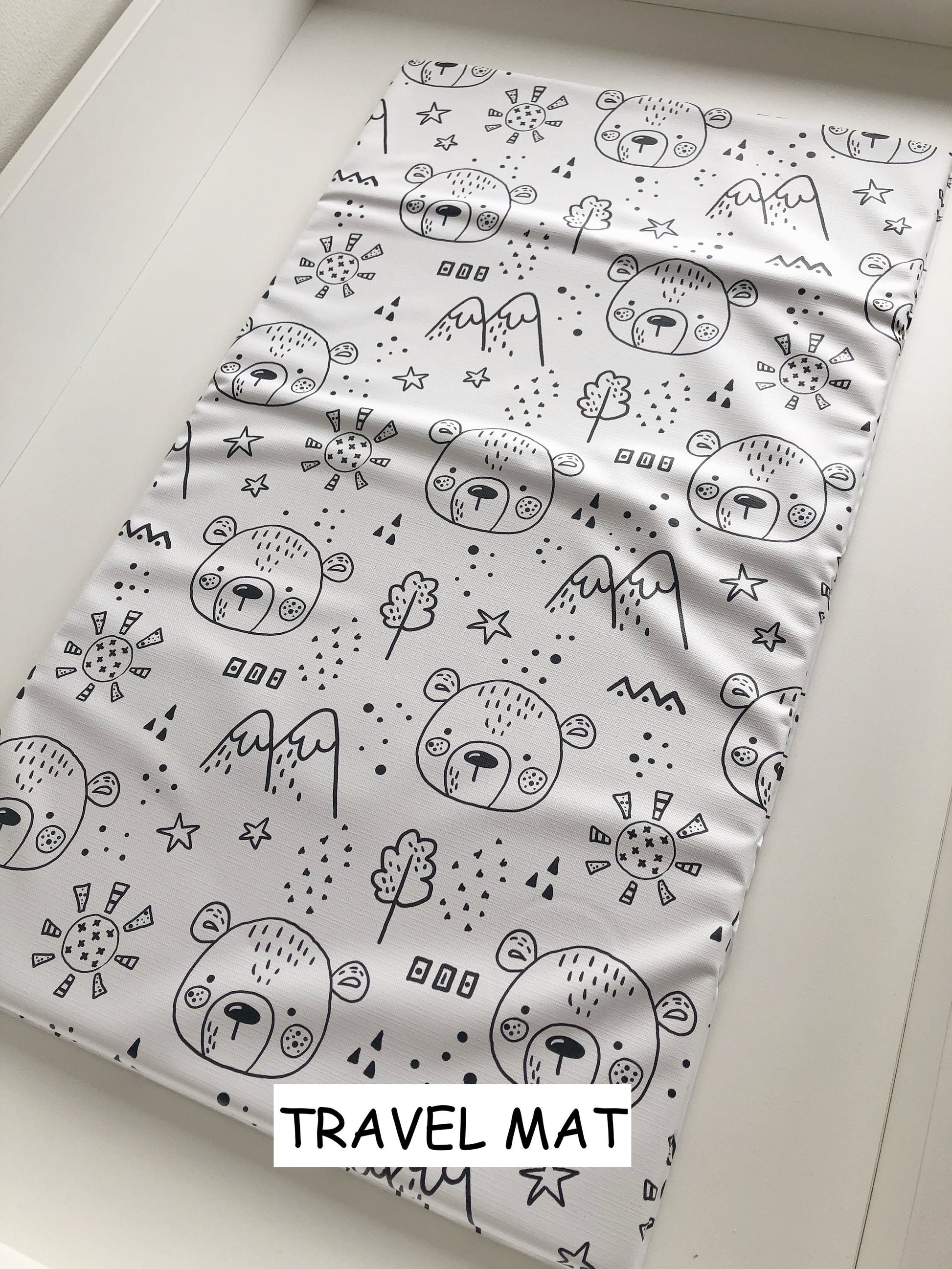Bears and Mountains - Baby Changing Mat