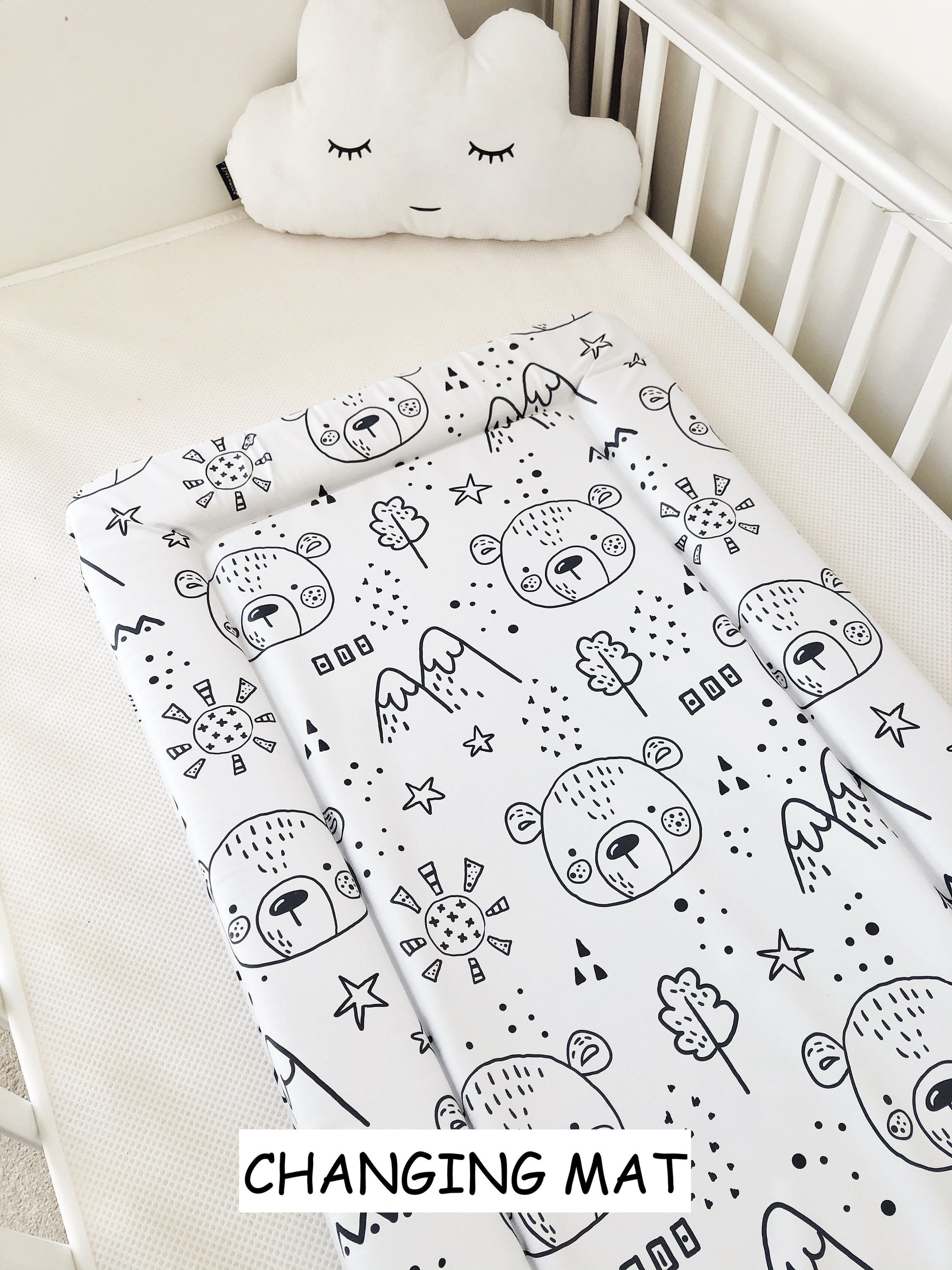 Bears and Mountains - Baby Changing Mat