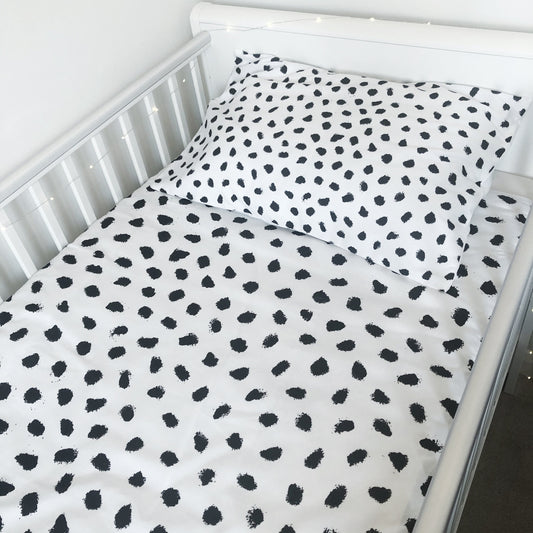 Dalmatian Spots Bedding, Dots, Duvet Covers, Fitted Sheets, Children's Room Decor, Kids Bedding, Baby bedding, Dalmatian Spots Bedding