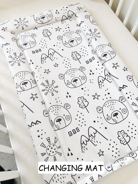 Bears and Mountains - Baby Changing Mat
