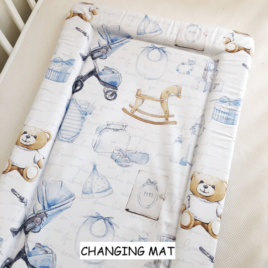 Vintage Baby, Blue - Changing mat