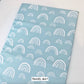 Blue Rainbows - Baby Changing Mat